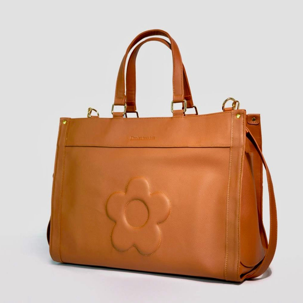 LE FLEUR MAXI TOTE CARAMELO - CCS