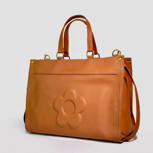 LE FLEUR MAXI TOTE CARAMELO - CCS