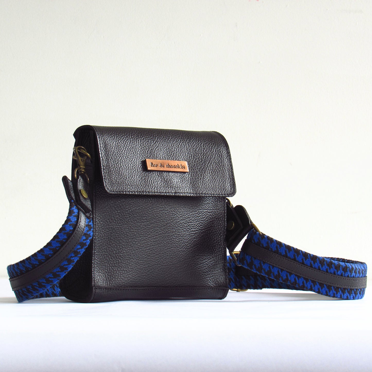 GLASGOW BANDOLERA BLUE - HECHO EN CUERO - CCS