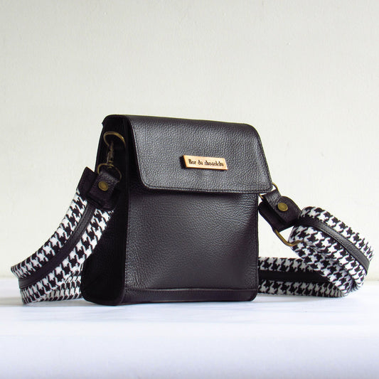 GLASGOW BANDOLERA WHITE - HECHO EN CUERO