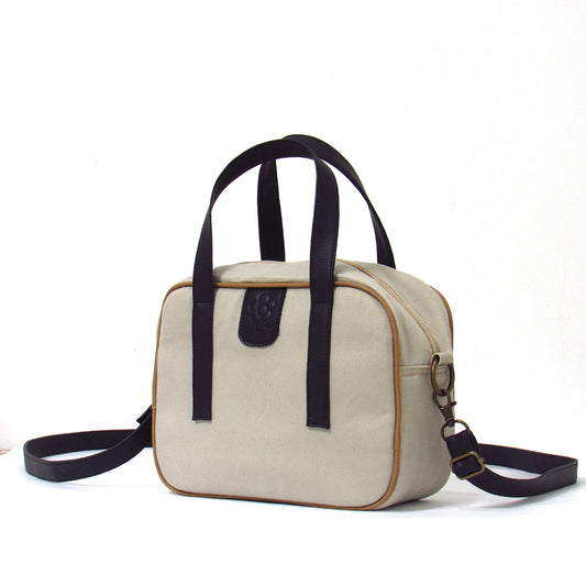 DENIM BANDOLERA BEIGE