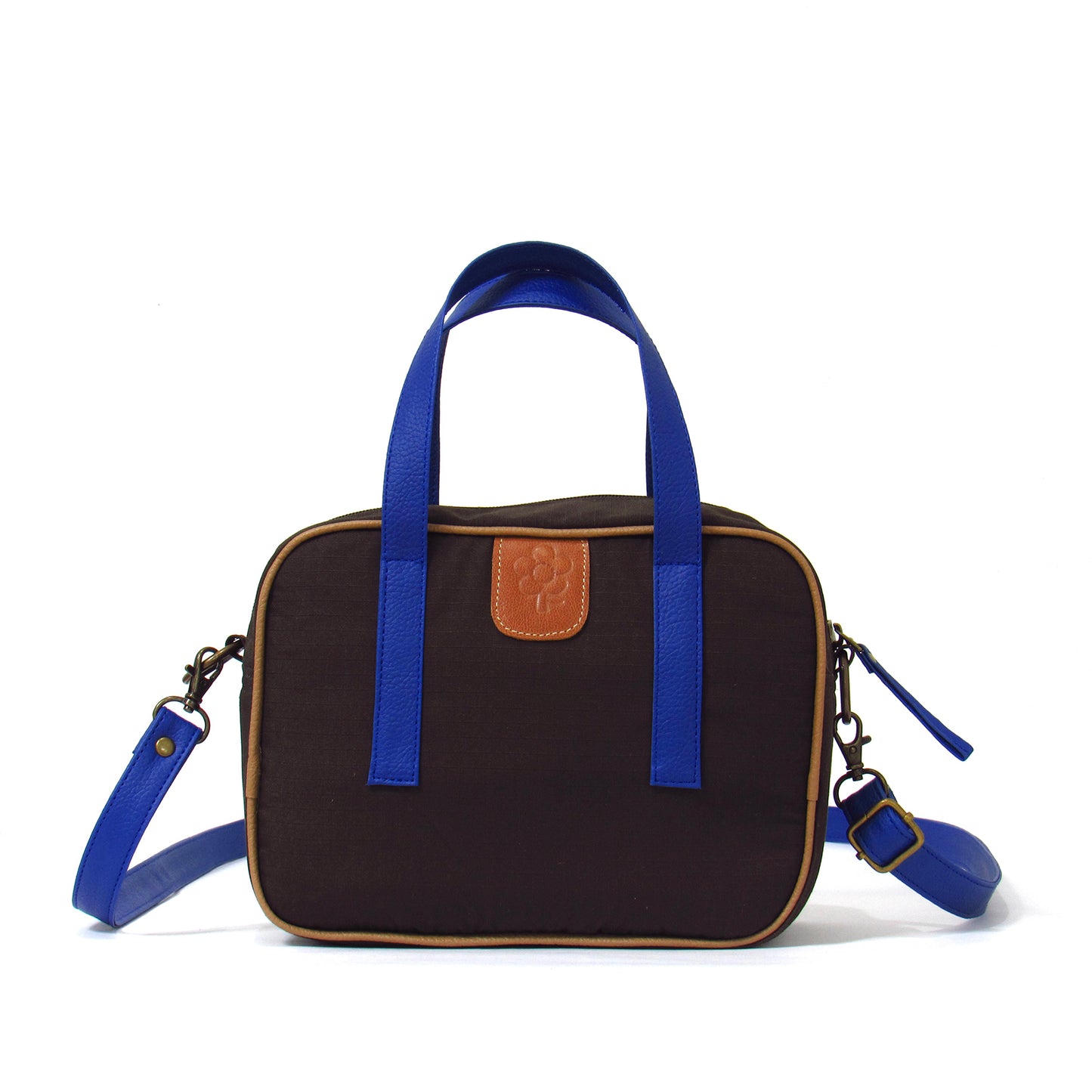 DENIM BANDOLERA CHOCOLATE