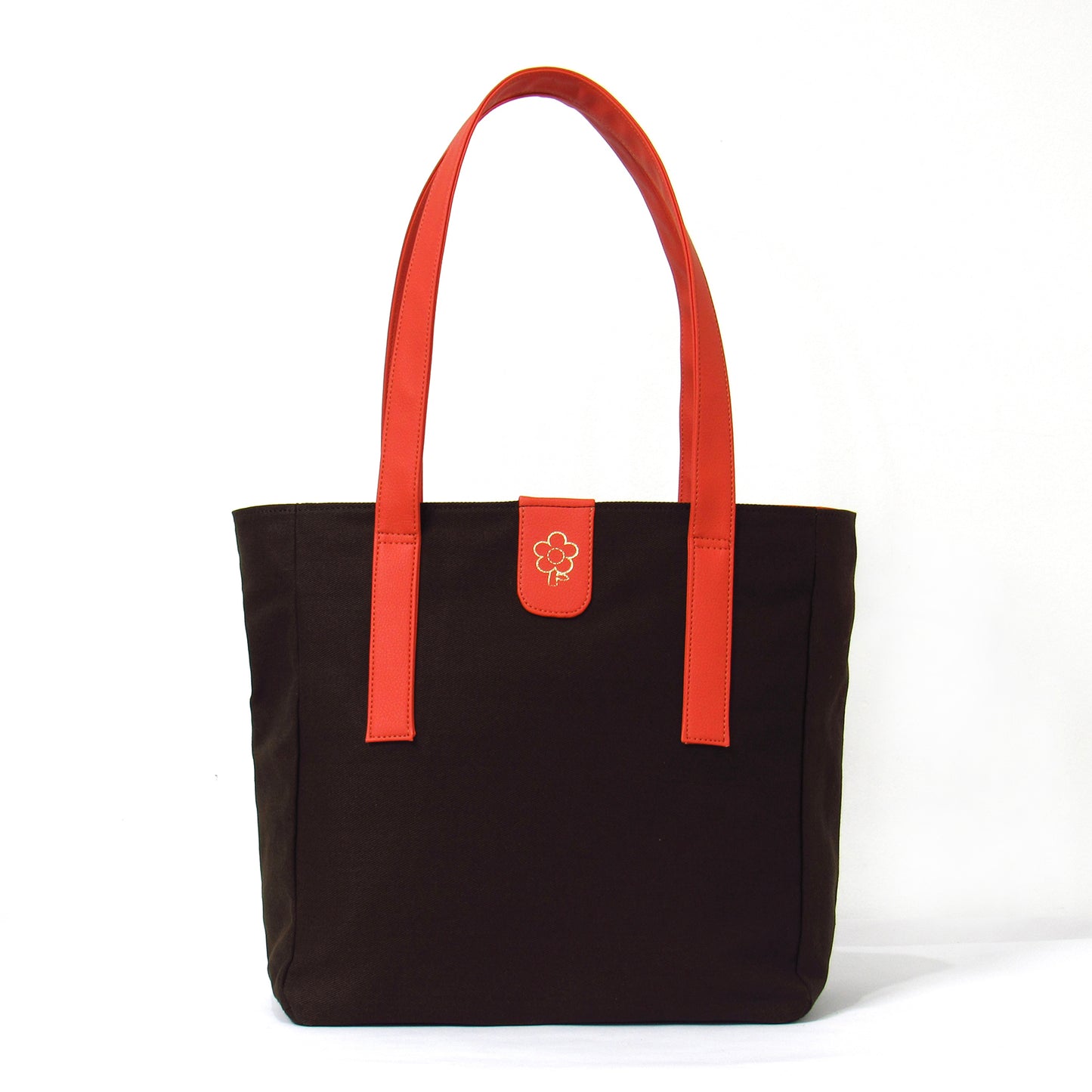 DENIM TOTE CHOCOLATE ASAS NARANJA - CCS