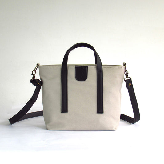 DENIM MESSENGER BEIGE
