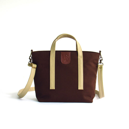 DENIM MESSENGER CHOCOLATE - CCS