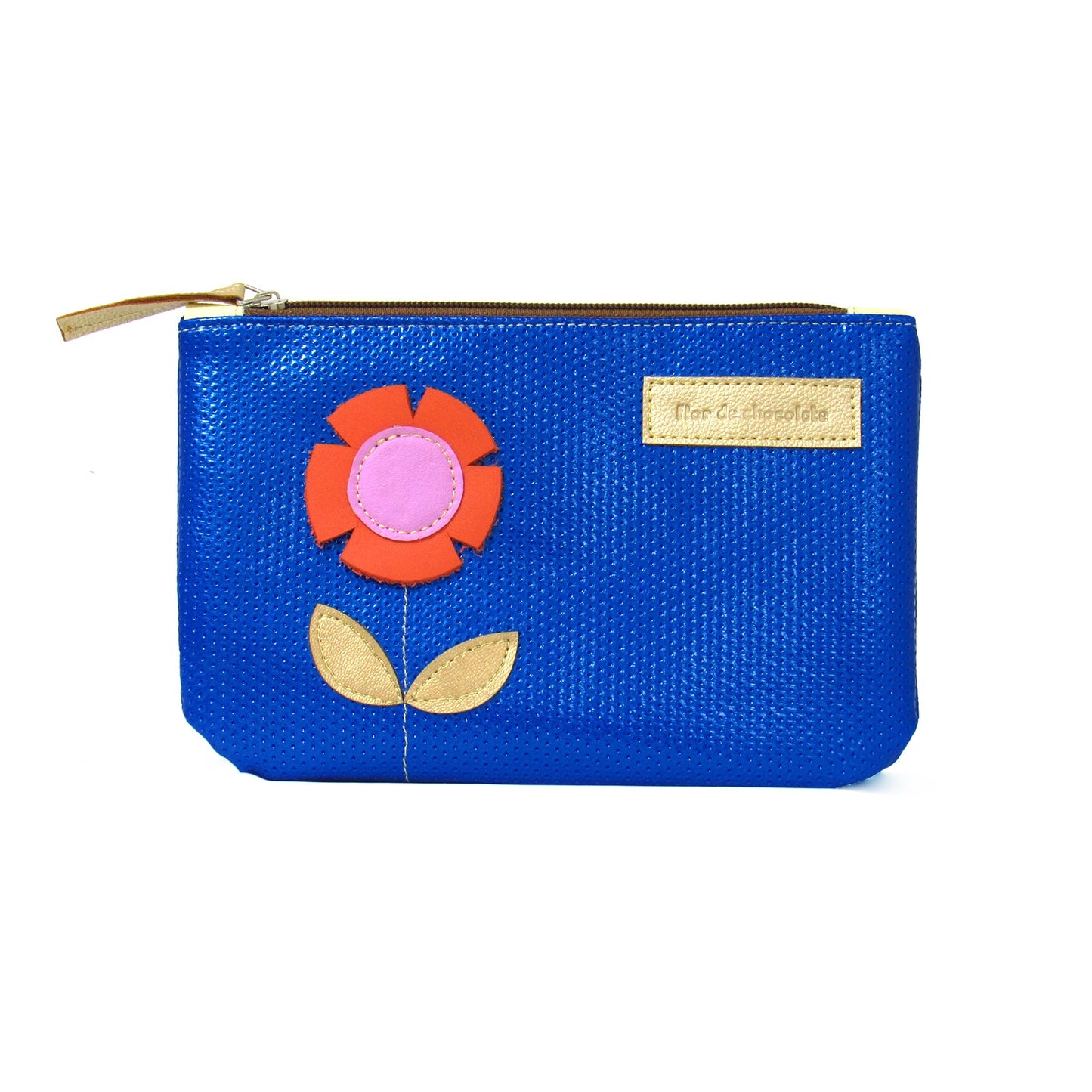 PACK 2 ESTUCHES AZUL METALIZADOS DE FLOR