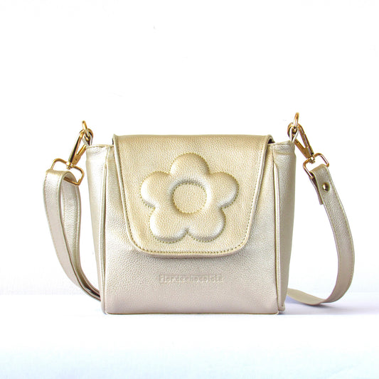 LE FLEUR BANDOLERA DORADA