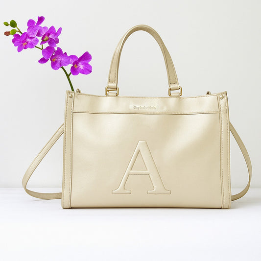 TU MAXI TOTE DORADO - EN STOCK “A”