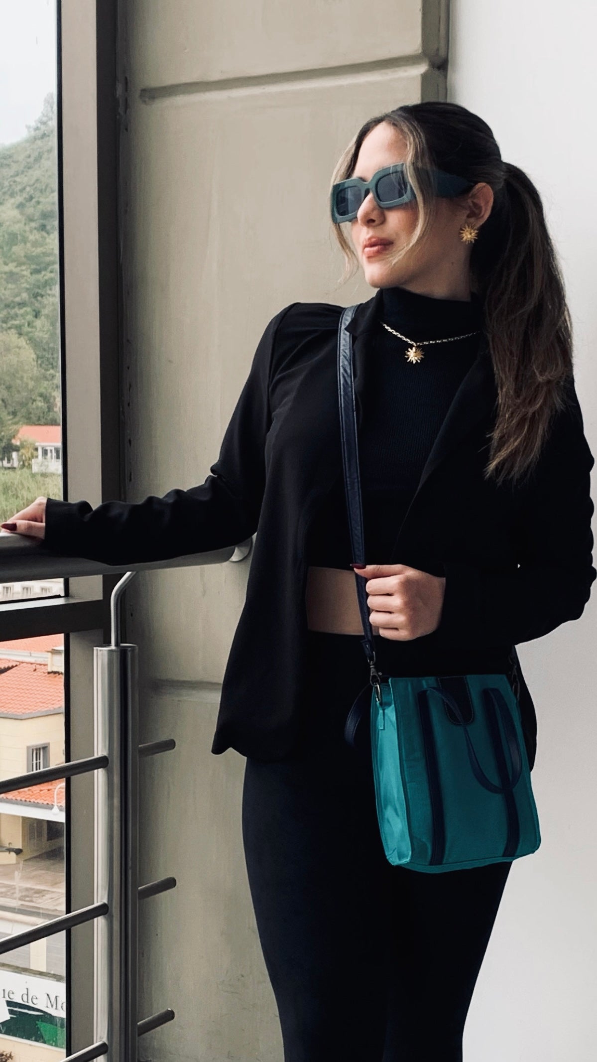 DENIM VERTICAL NOIR