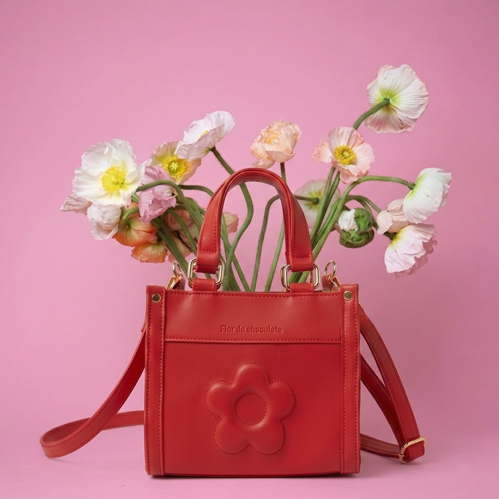 LE FLEUR MINI TOTE CEREZA - CCS