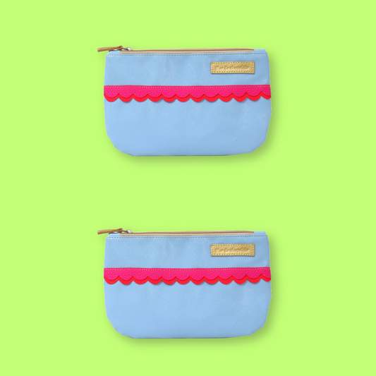 PACK 2 ESTUCHES AZULES DE ENCAJE - CCS
