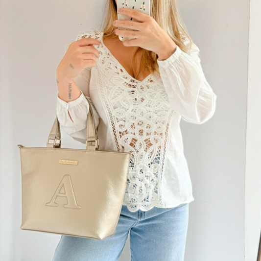 TU MESSENGER DORADO - EN STOCK "A"