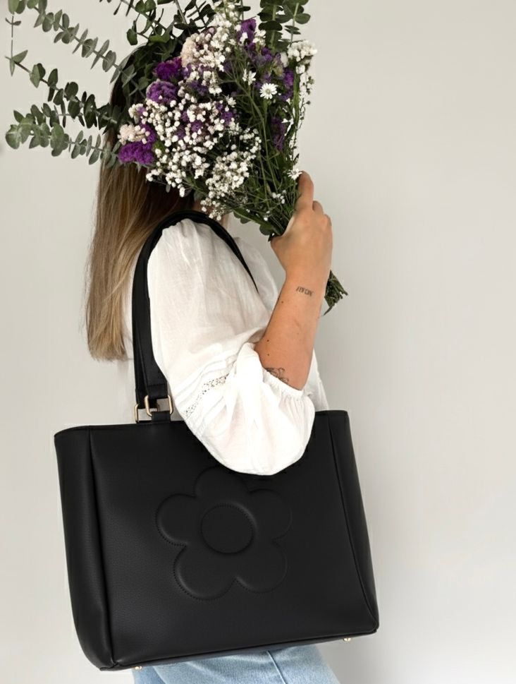 LE FLEUR BAG NOIR - CCS