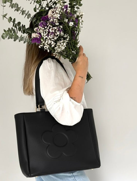 LE FLEUR BAG NOIR