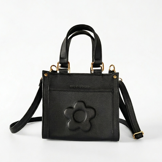 LE FLEUR MINI TOTE NOIR