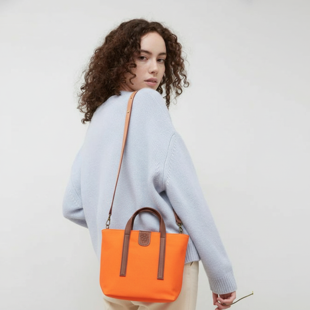 DENIM MESSENGER NARANJA - CCS