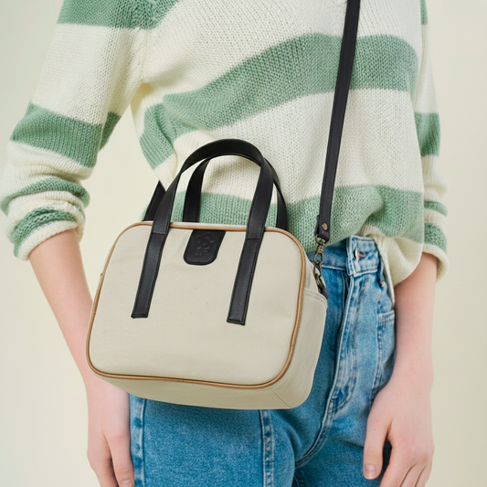 DENIM BANDOLERA BEIGE - CCS