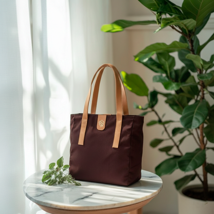 DENIM TOTE CHOCOLATE - CCS