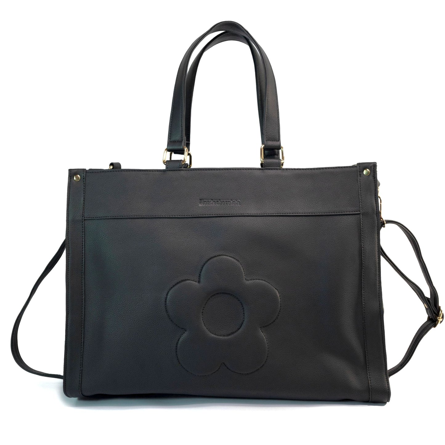 LE FLEUR MAXI TOTE NOIR