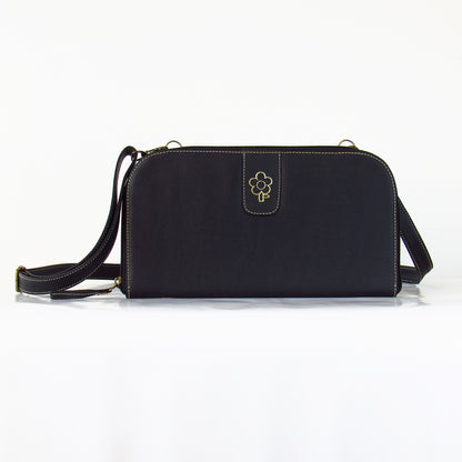 PALETTE CLUTCH & BANDOLERA NOIR - CCS