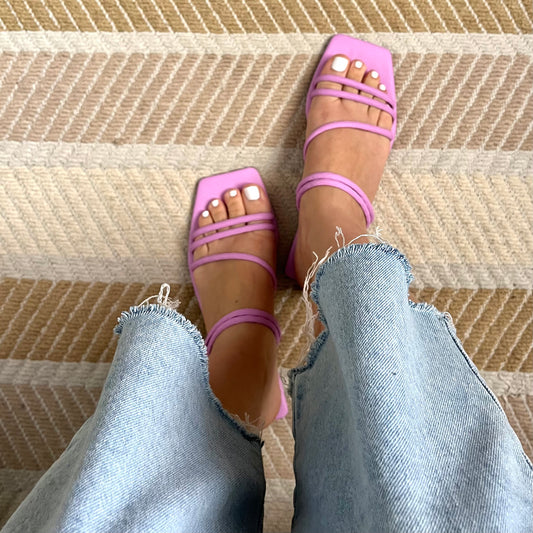 SANDALIAS LILA TALLA 38
